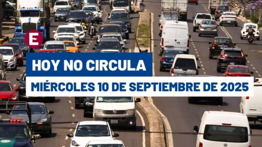 Hoy no Circula del miércoles detiene a estos coches en CDMX y Edomex
