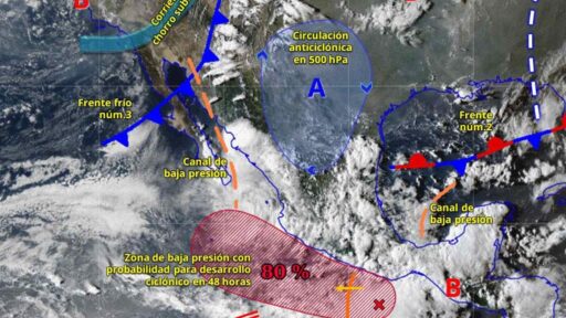 Clima en México este 11 de septiembre: Ciclón tropical provocará más lluvias en estos estados