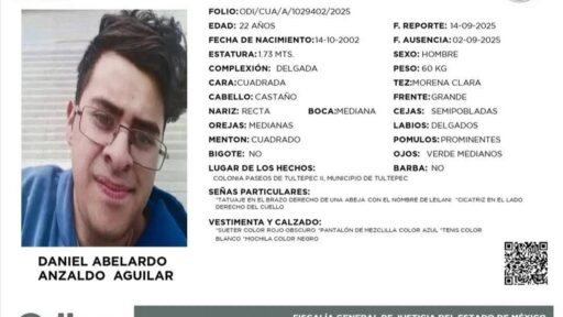 Ayúdanos a encontrar al joven Daniel Abelardo; salió de casa y ya no regresó