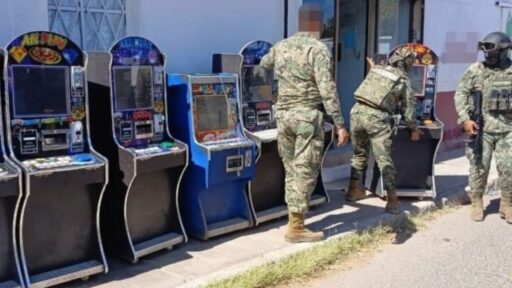 Semar asegura 33 máquinas tragamonedas 
