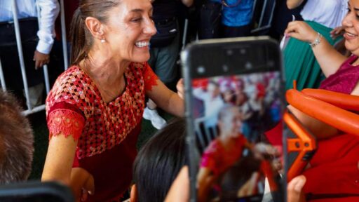 Claudia Sheinbaum celebra su primer año como presidenta de México en el Zócalo