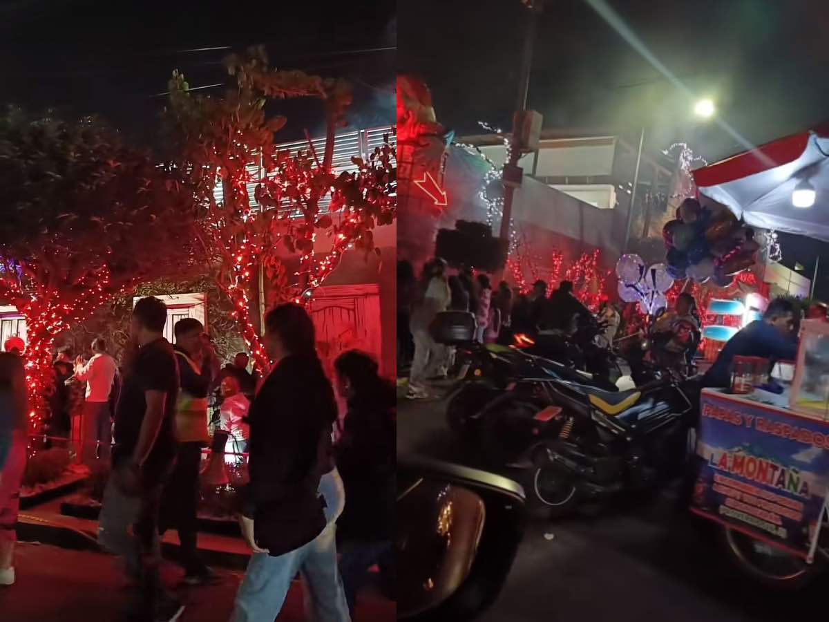 Decoración de Halloween en Lindavista se vuelve viral y genera problemas de tránsito y ruido