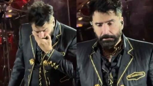 Alejandro Fernández es captado en mal estado durante show en Querétaro