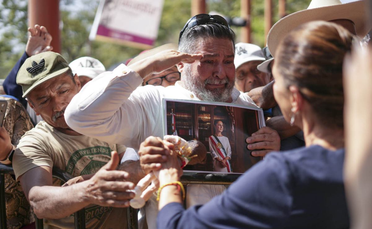 Citlalli comparte foto de ciudadano cuadrándose ante Sheinbaum; resalta “ternura radical y respeto” a la Presidenta | El Universal