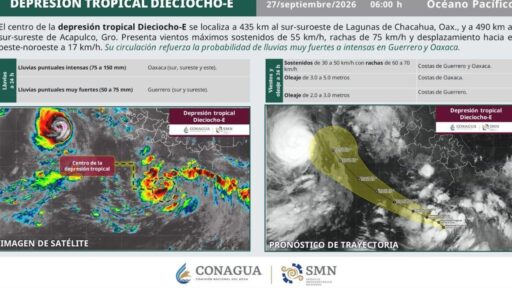 Depresión tropical 18-E: ¿Se convertirá en huracán? Esto sabemos de su trayectoria en México